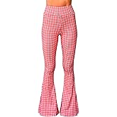 Daisy Del Sol High Waist Comfy Stretch Boho 70s Bell Bottom Fit to Flare Lounge Yoga Pants