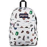 JanSport SuperBreak Plus Backpack with Padded 15-inch Laptop Sleeve and Integrated Bottle Pocket - Spacious and Durable Daypack for Work and Travel - Collected Collage