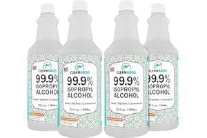 Cleanaroo Isopropyl Alcohol 99.9% (1 Gal, 4x32oz)