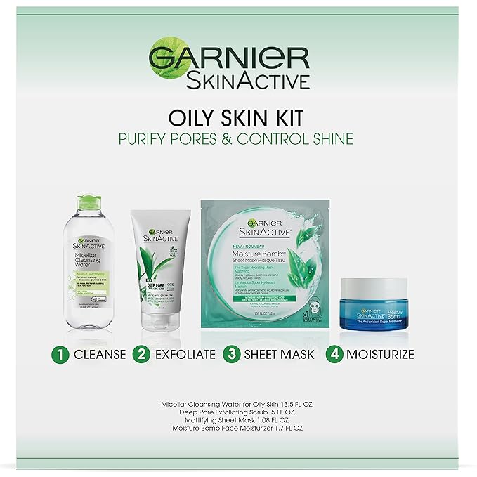 garnier skin active kit