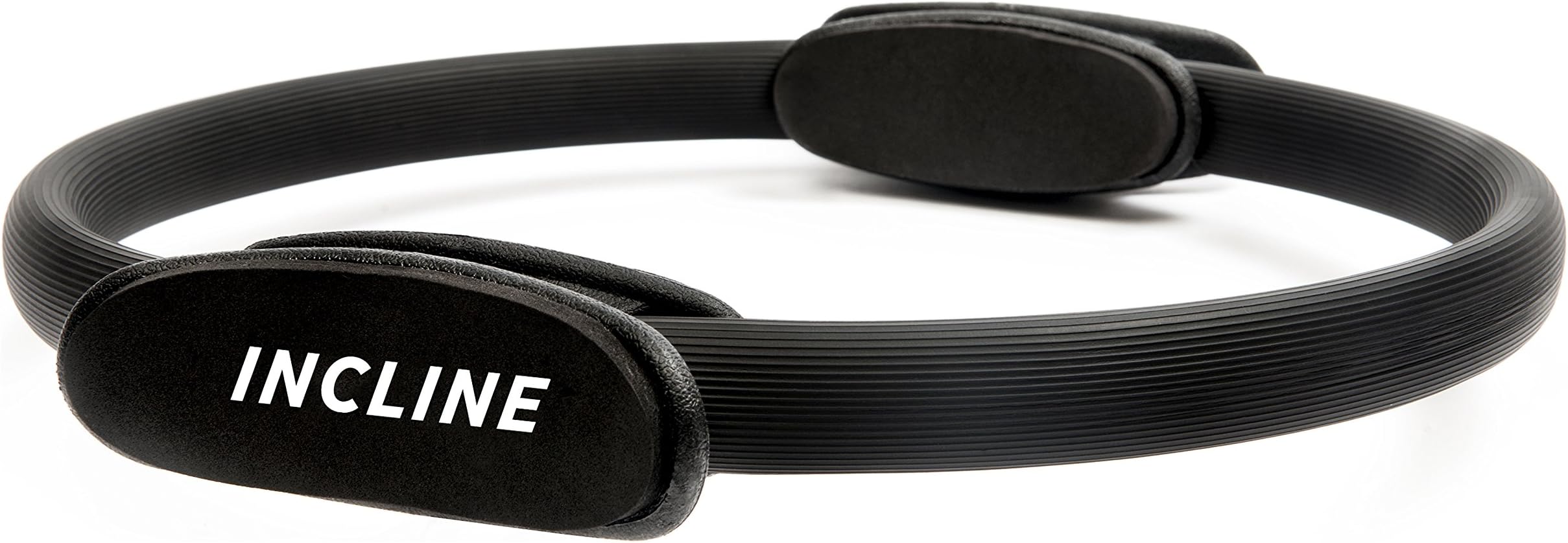Incline Fit Pilates Ring - Firm Resistance Magic Circle for Toning, Stretching or Strengthening Abs, Legs, Thighs & Core; Travel-Friendly Fitness Ring