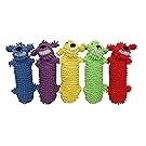 Multipet Loofa Water Bottle Buddy Dog Toy, 11-Inch , Colors may vary