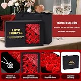 UAVAUI Eternal Flower Rose & I Love You Necklace for Mum, Wife, Girlfriend view 2