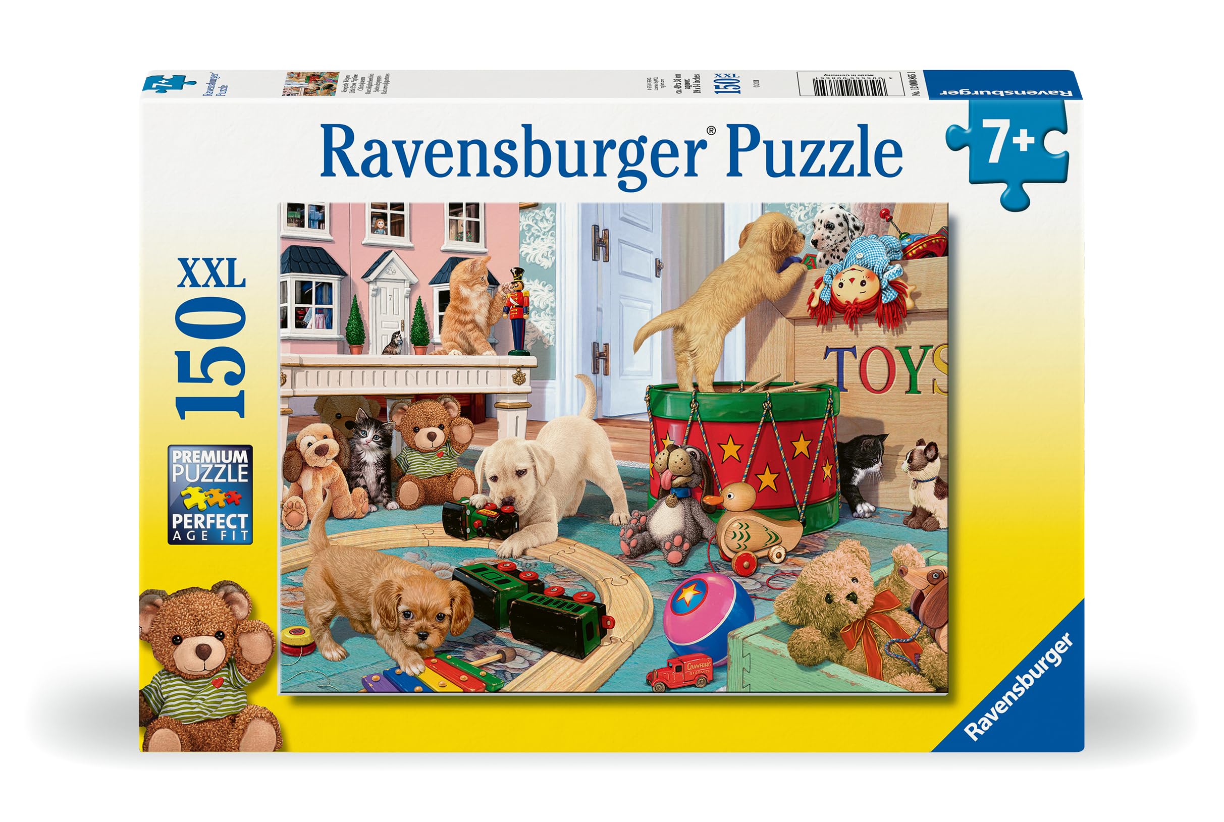 Ravensburger Puppies Playtime 150 Piece Jigsaw Puzzle for Kids Age 7 Years Up