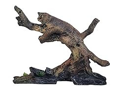 RunXF Large Fish Tank Decoration Fish Hideout Snake