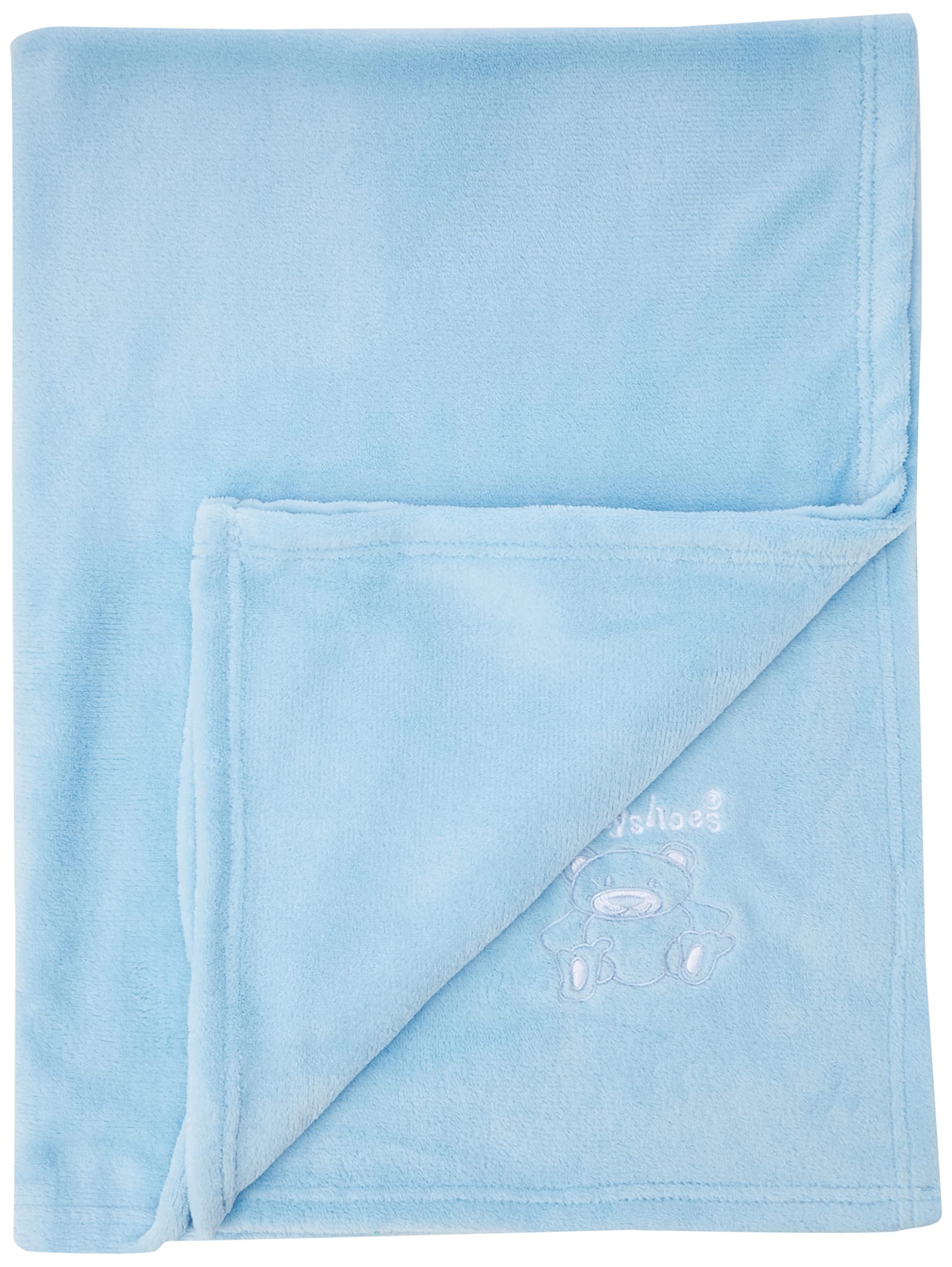 Playshoes 75 Xx 100cm Soft Embroidered Fleece Blanket (Blue)