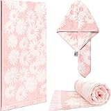 Bath Hand Hair Towels Set of 3 Piece - 550 GSM