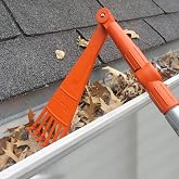 EZ Smart Mini Gutter Rake - Tool Only - Clean Gutters Without a Ladder | Clears Stuck Leaves &bull; Reaches Tough Spots &bull; No Ladder Needed