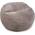 CordaRoy's Chenille Bean Bag Chair Cover - Queen Size, Espresso Color, Machine Washable (Bean Bag Sold Separately) - View #7