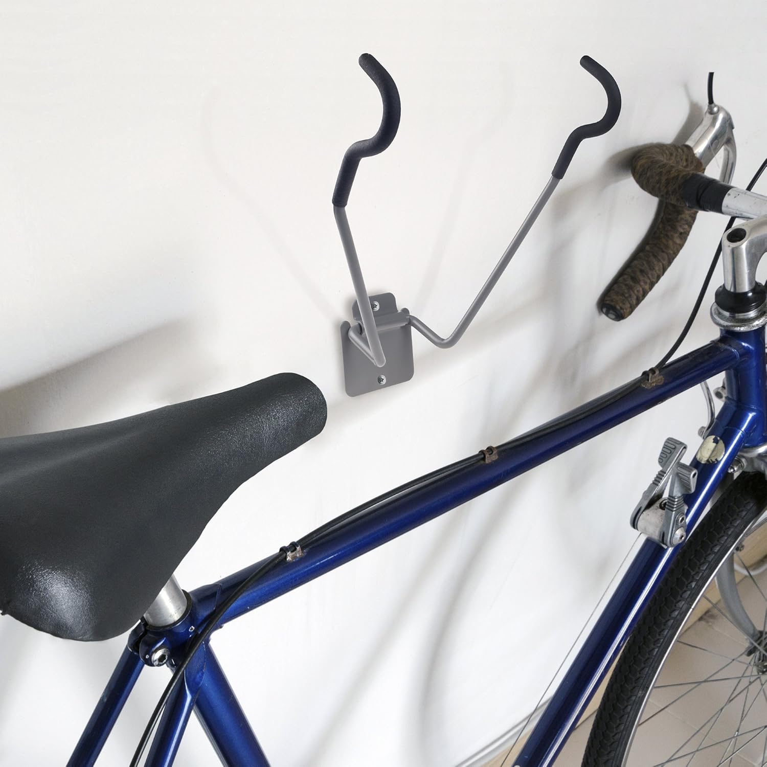 Stalwart Rack Hooks, Wall Mount Flip Storage, Bicycle Holder/Hanger with EVA Foam-Bike Accessories for Garage or House: Home & Kitchen