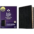 NKJV Life Application Study Bible, Third Edition, Large Print (Bonded Leather, Black, Indexed, Red Letter)