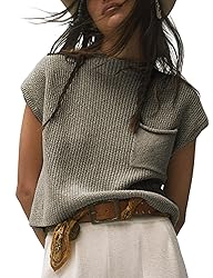 Himosyber Women's Solid Sleeveless Vest Mock Neck