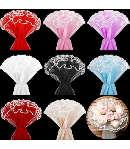 16 Papier-Geschenktüten & 24 Glitzernde Schmetterlinge – Mit Metallkette, Für Blumensträuße & Geschenke