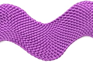 TRIMPLACE 1 1/8 inch Jumbo RIC Rac 12 Yards (Purple)