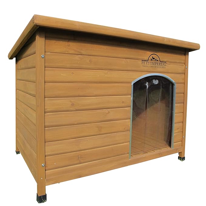 Pets Imperial® Haustiere Imperial® Extra Large Isoliert Holz Norfolk Hundehütte Mit Abnehmbarem Boden Für Einfache Reinigung