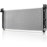 DWVO 34 Inch Core Radiator Compatible with Chevy Silverado Suburban Tahoe Cadillac Avalanche Escalade GMC Yukon Sierra Hummer H2 4.3L 4.8L 5.3L 6.0L 6.2L DWRD1004