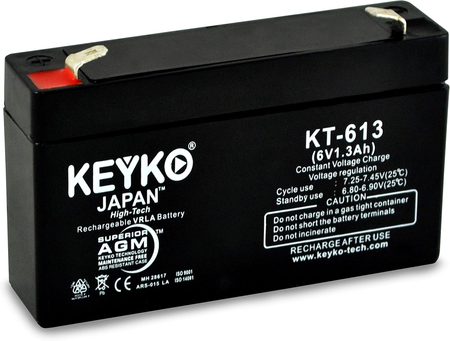 Best 12 volt keyko home security battery 7.2ah