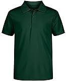 Nautica Boys' School Uniform Short Sleeve Polo