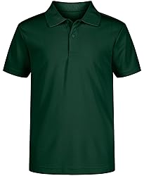 Nautica Boys' School Uniform Short Sleeve Polo