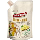 La Constancia Pineapple Salsa Fruit Sauce and Marinade Sweet Tangy Pineapple Dip Ready to Use for Tacos Rice Bowls Salads and Meat, 7 oz (Pack of 1)