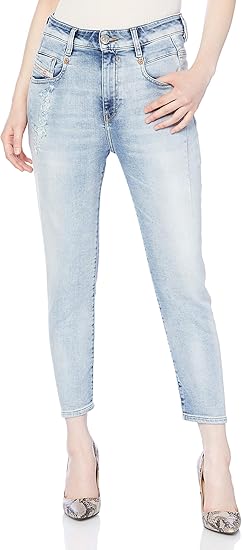 Amazon ディーゼル Diesel Diesel Ss21 ジョグジーンズ レディース ボーイフレンド ライトブルー デニム 00shkv069uy ジーンズ 通販