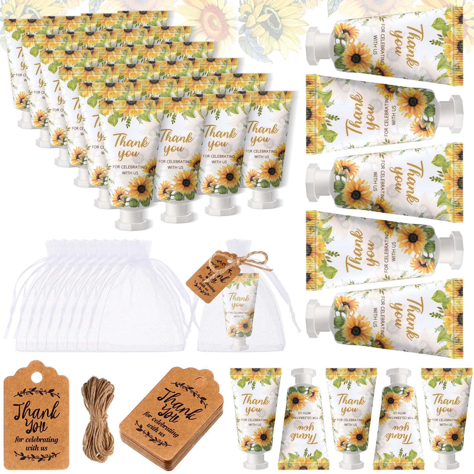 Dansib 48 Sets Baby Shower Hand Cream Party Favors for Guests Christmas ...