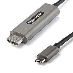 StarTech.com 3ft (1m) USB C to HDMI Cable 4K 60Hz
