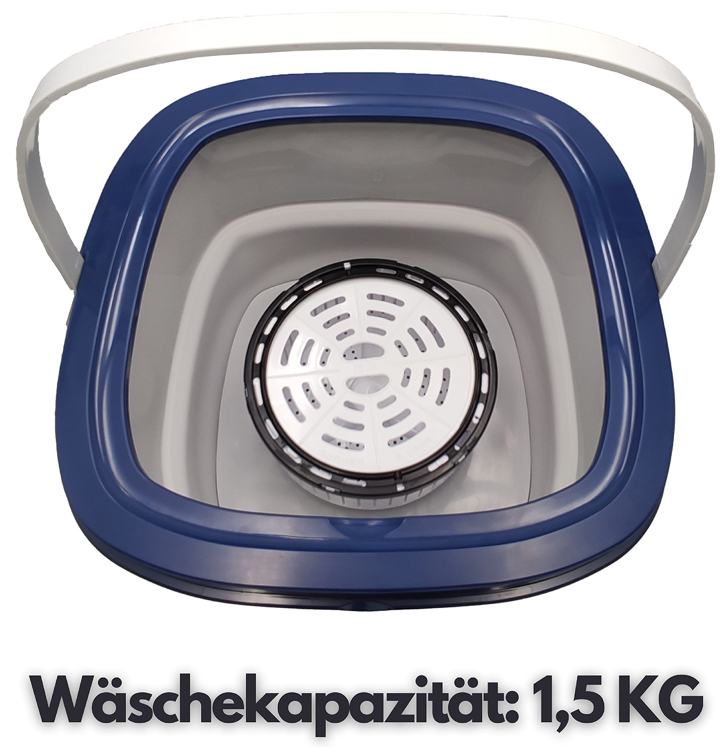 Faltbare Mini Waschmaschine | Waschautomat bis 1,5 KG | Reisewaschmaschine | Miniwaschmaschine | Camping Mobile Waschmaschine | Leistung: 135 Watt | Waschvorgang: <65 dB | Small Washing Machine 7