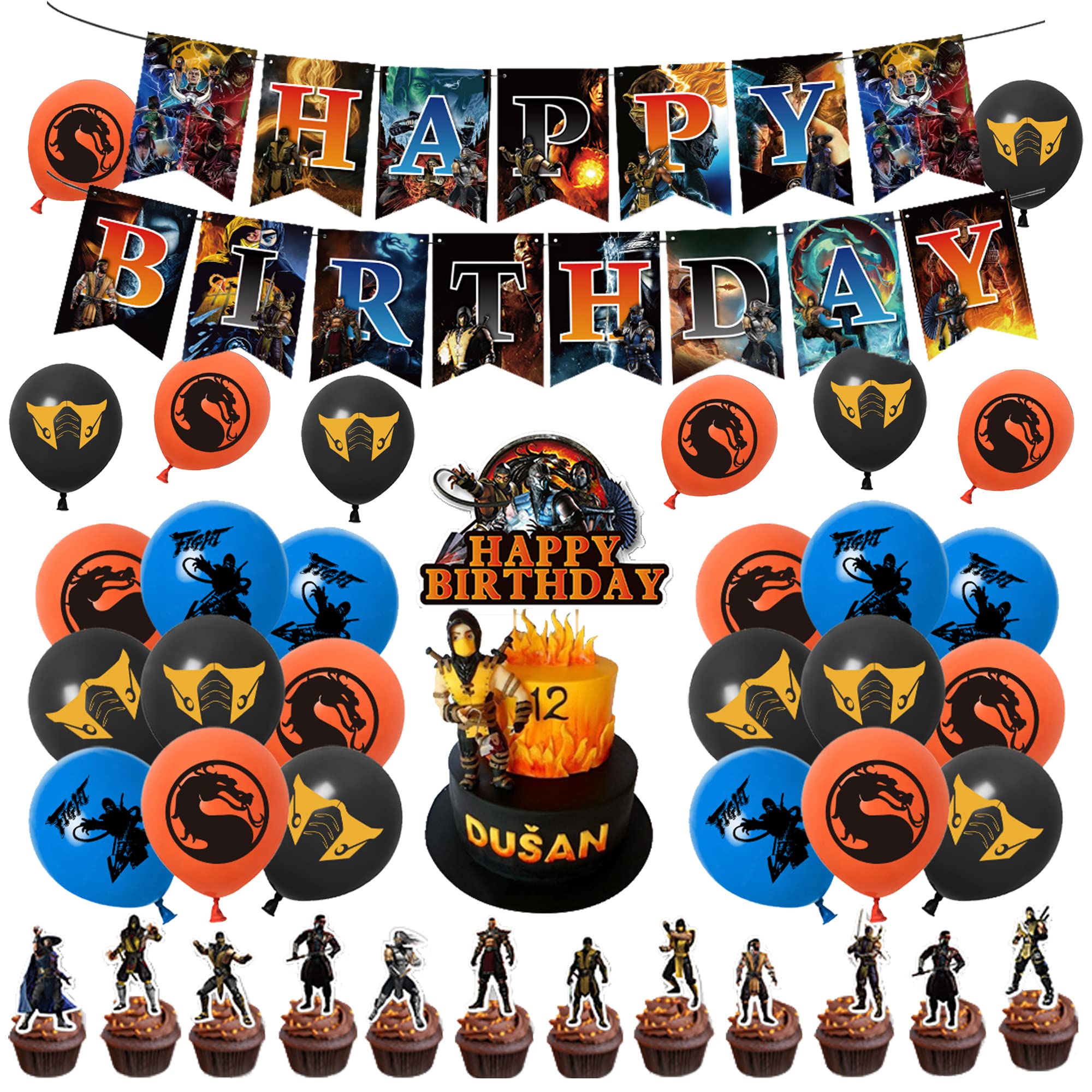 Party Supplies Cake Topper Birthday Decorations Balloons Cake Decorations Birthday Banner