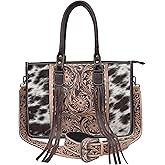 Merbaa Women Natural Cowhide Leather Hand Bag With Adjustable Detachable Strap Leather Massenger Handbag Purse Sling Bag