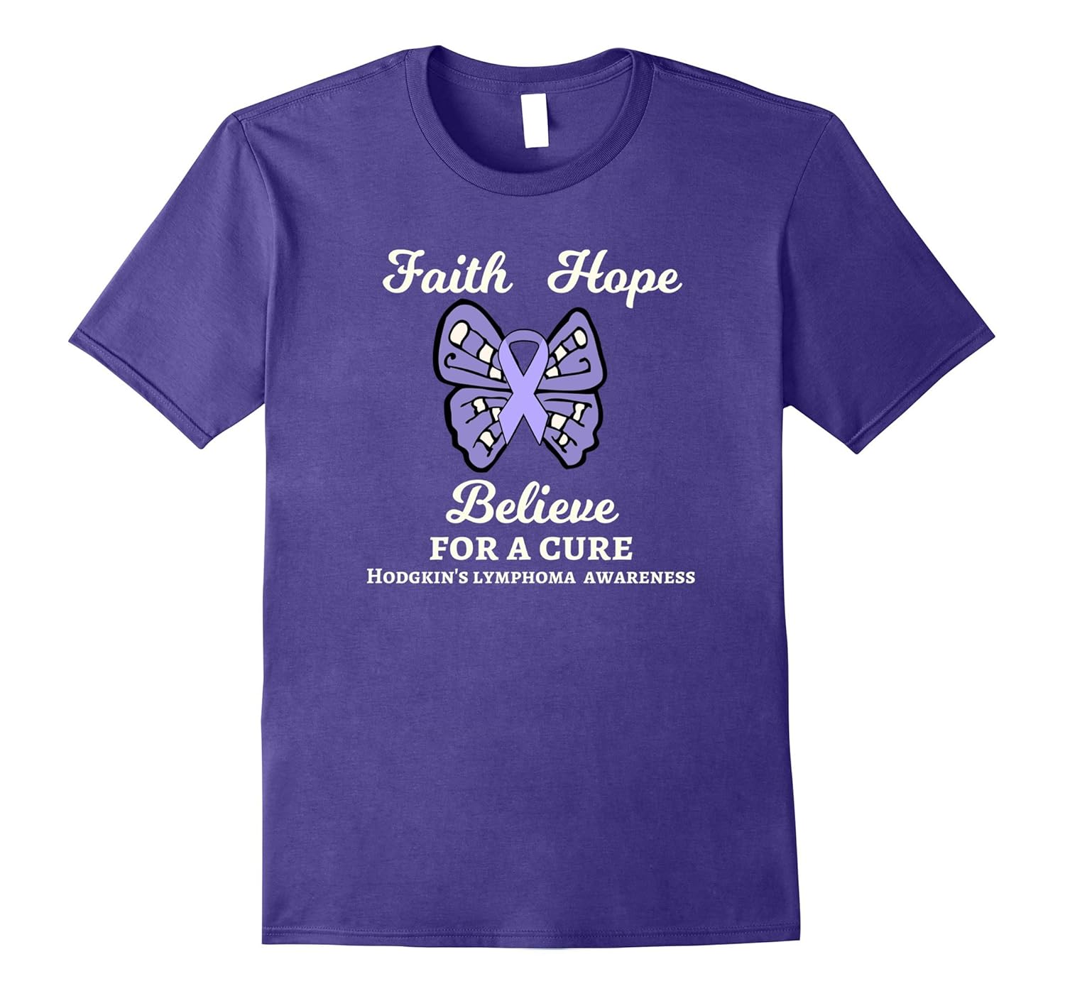 A Faith Hope Believe Hodgkin's Lymphoma Awareness Shirt-ANZ