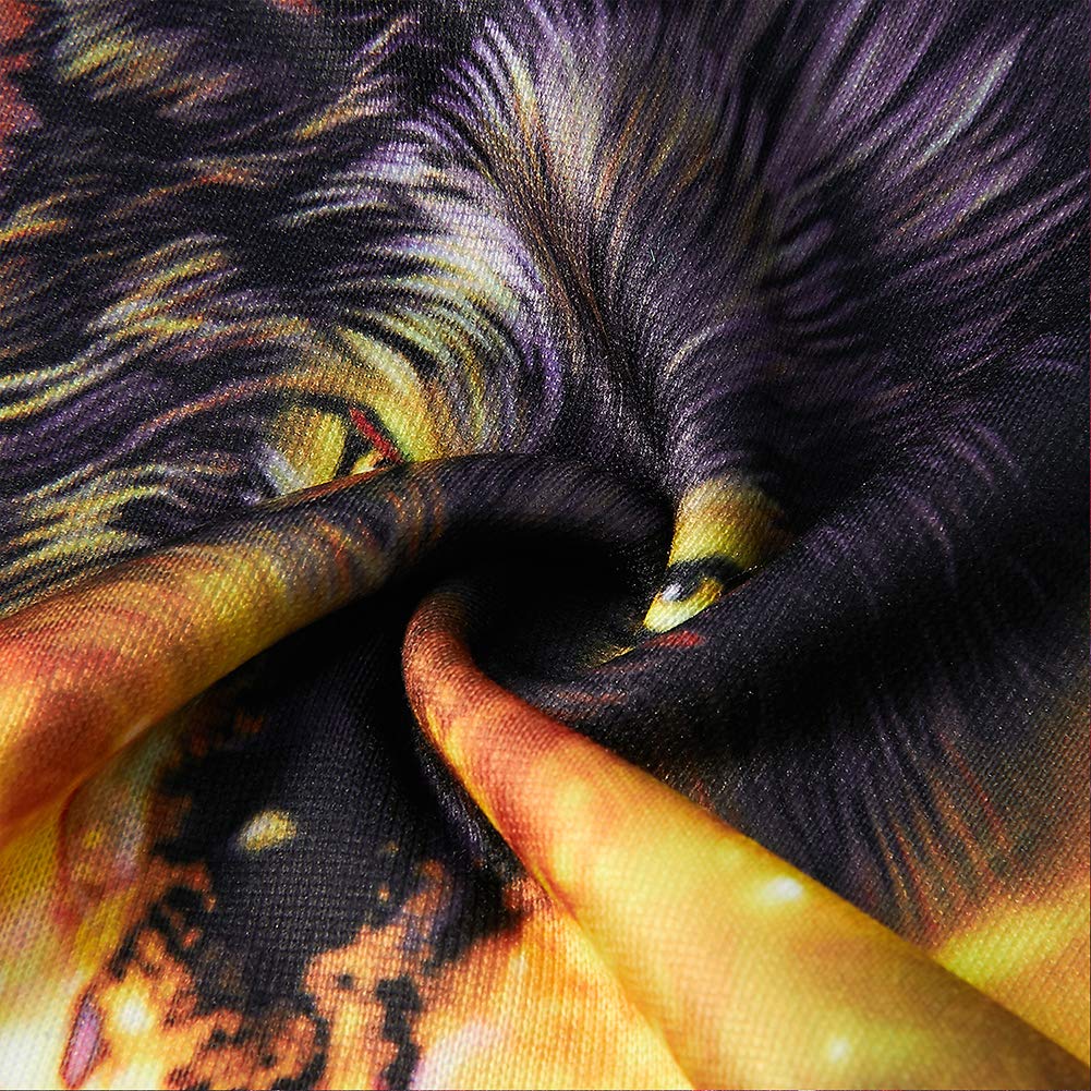 RAISEVERN novità Felpe Halloween 3D Stampato a Maniche Lunghe Felpa Pullover per Ragazzi e Ragazze S-XL