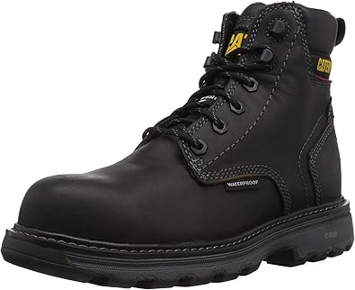 caterpillar black work boots