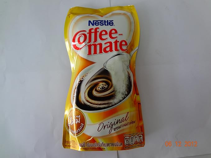 Coffee Mate Creamer No Cholesterol Low Fat 200 G. Product of Thailand