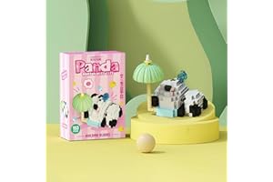 Enchanting Spring Decor Figurines and Collectible Trinkets (Parasol Panda) - Cute Seasonal Accents for Shelf, Desktop, or Boo