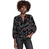 Shoshanna Womens Velvet Burnout Fred Top