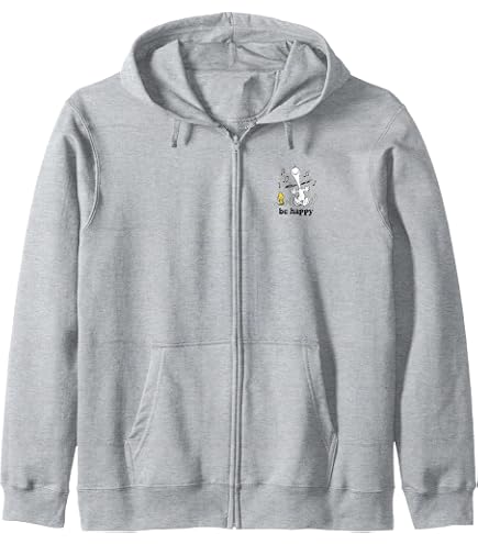 Amazon.com: Peanuts - Snoopy And Woodstock Zip Hoodie : Clothing