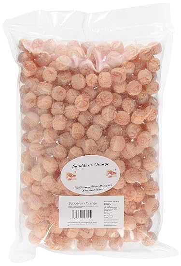 erdnuss-king Sanddorn/Orange Bonbon 1 Kg Multibonbon