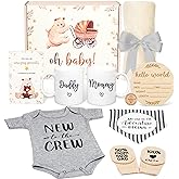 New Parents Gifts for Couples 2026, Pregnancy Gifts for New Mom and Dad, First Time Mom Gifts Basket, Expecting Parents to Be Gift for Baby Shower, Gender Reveal