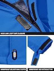 TACVASEN Water-Resistant Jackets for Men Windproof