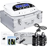 Dual Ionic Foot Bath Detox Machine, Negative Ion Foot Spa Cleanse Home USE | dual foot spa machine, detox foot spa at home, 5 detox foot spa mode, heating belt for back comfort,Aluminum case 2 arrys,