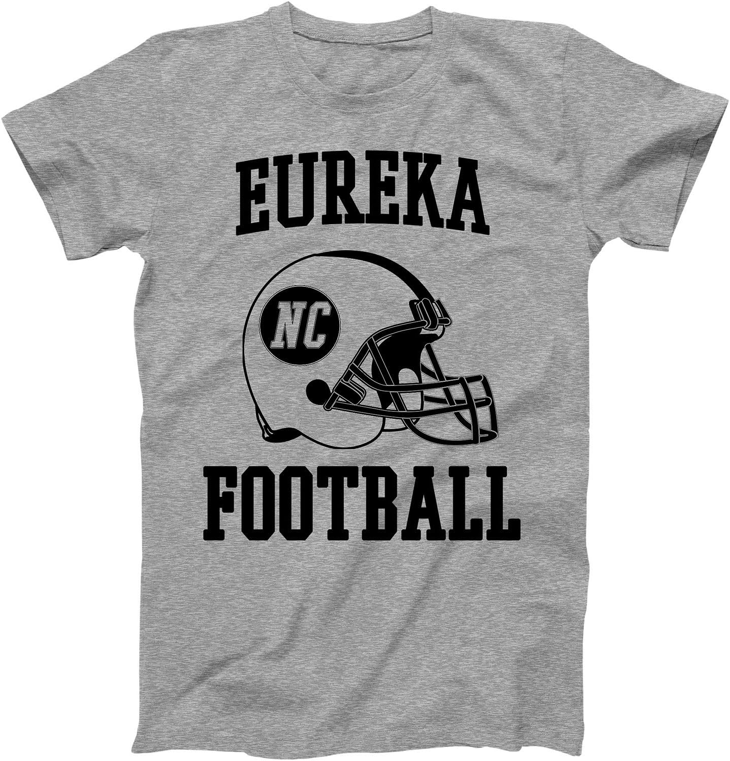 Vintage Football City Eureka Shirt for State North Carolina with NC on Retro Helmet Style