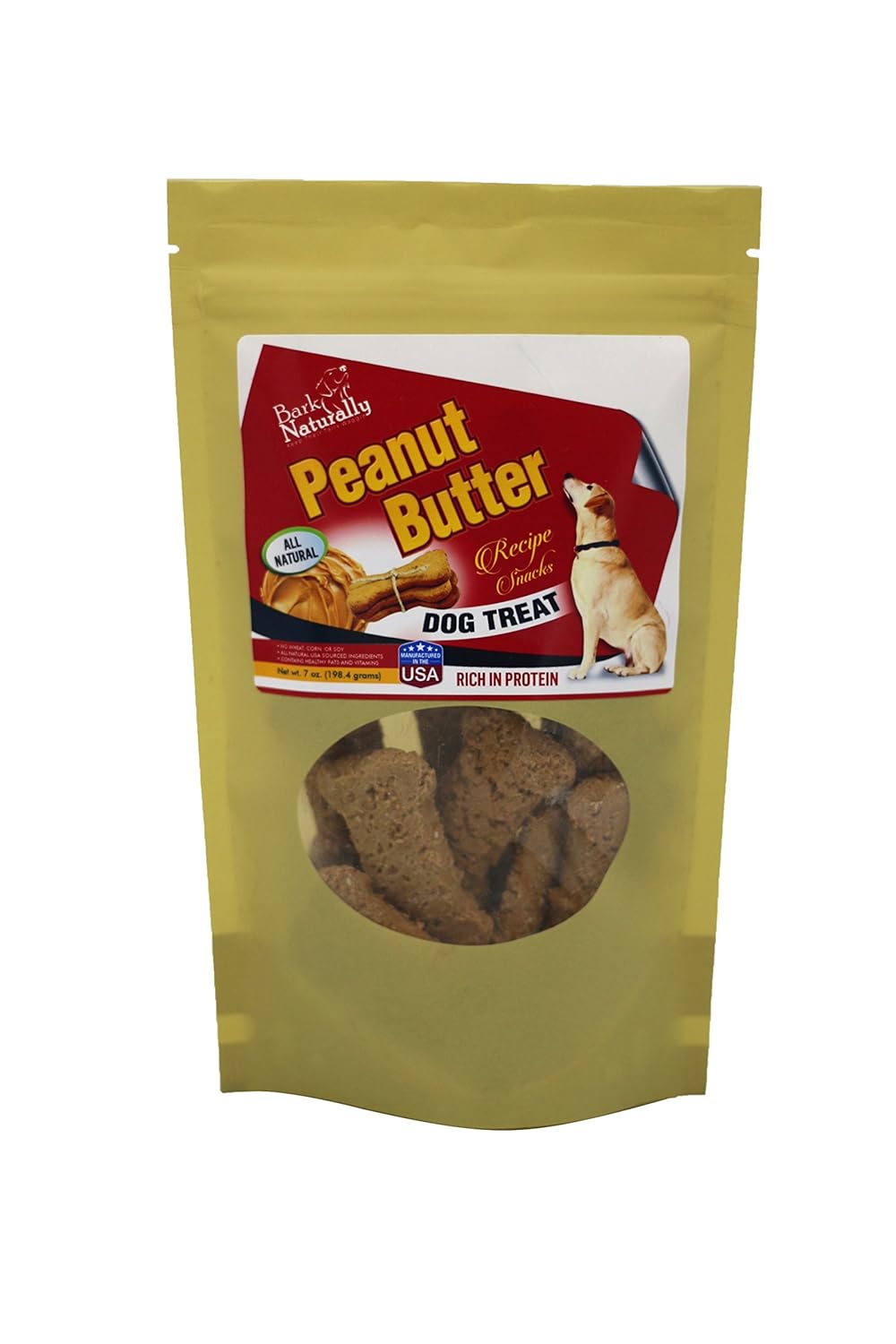Bark Naturally Peanut Butter Dog Treats 100 Natural