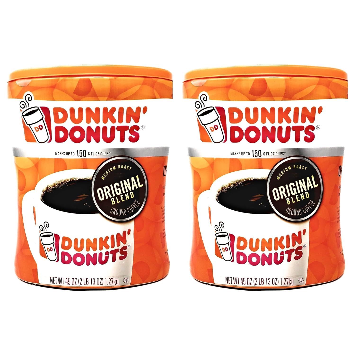 Dunkin Donuts Original Blend Ground Coffee 90 oz Total