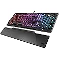 Roccat Vulcan 121 - Mechanical RGB Gaming Keyboard, Aimo LED Per-Key Lighting, Titan Switches, Durable Design (Aluminum Top Plate), Multimedia Wheel, Detachable Wrist Rest