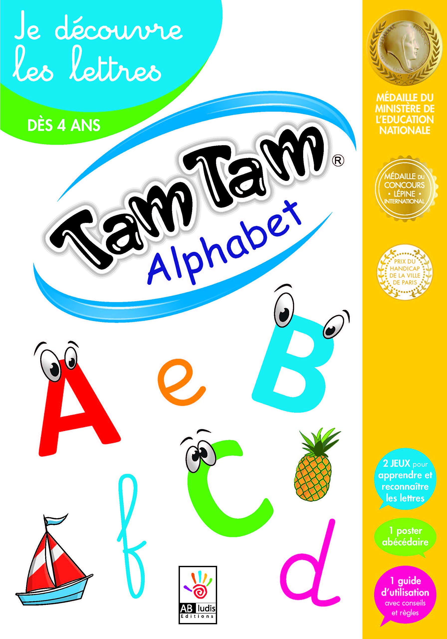 TAM TAM ALPHABET - JE DECOUVRE LES LETTRES