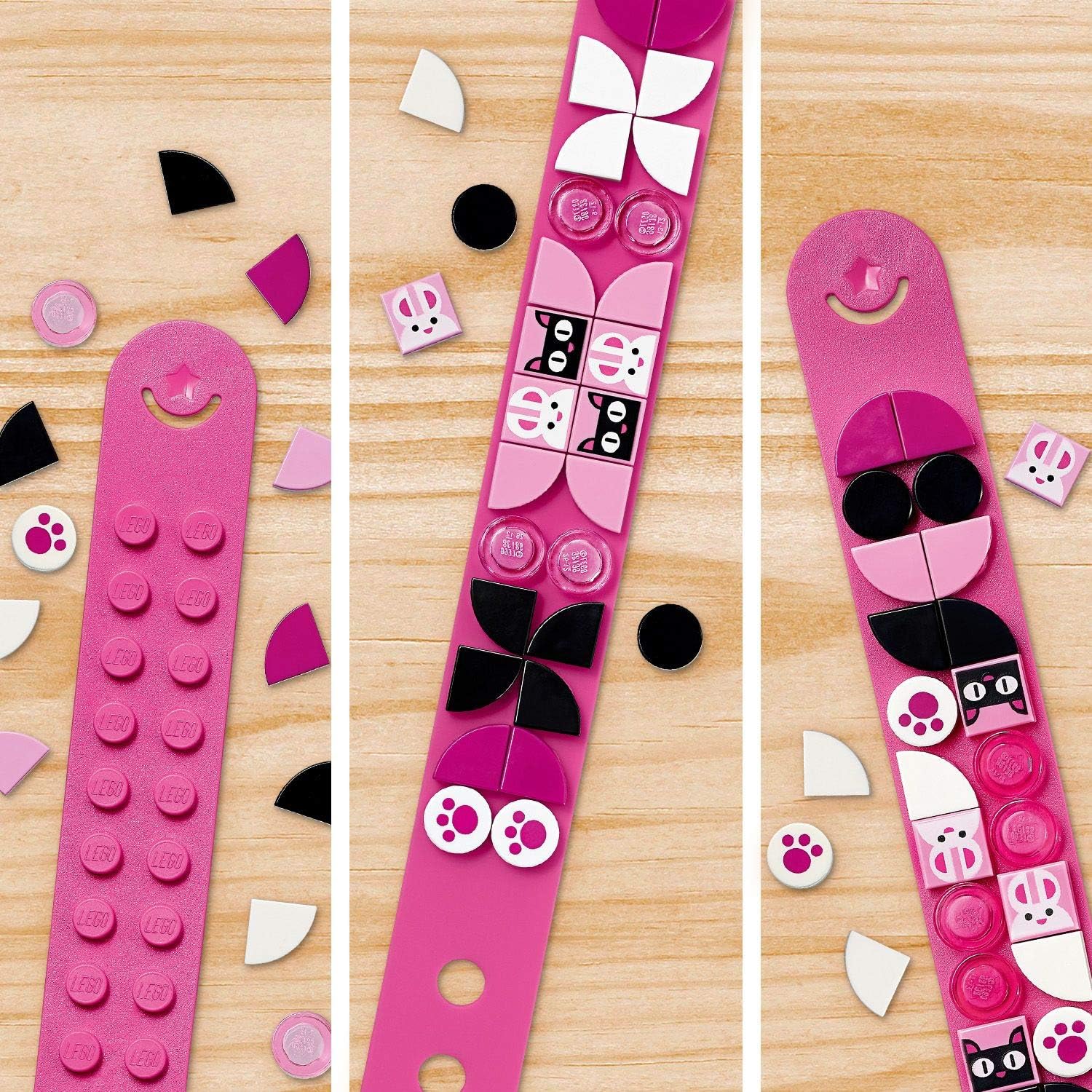 LEGO 41901 DOTS Funky Animals Bracelet DIY Jewellery Beads Set, Art and Craft for Kids, Building Set, 7 inches - Image 5