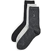 POLO RALPH LAUREN Women's Classic Flat Knit Socks 3 Pack
