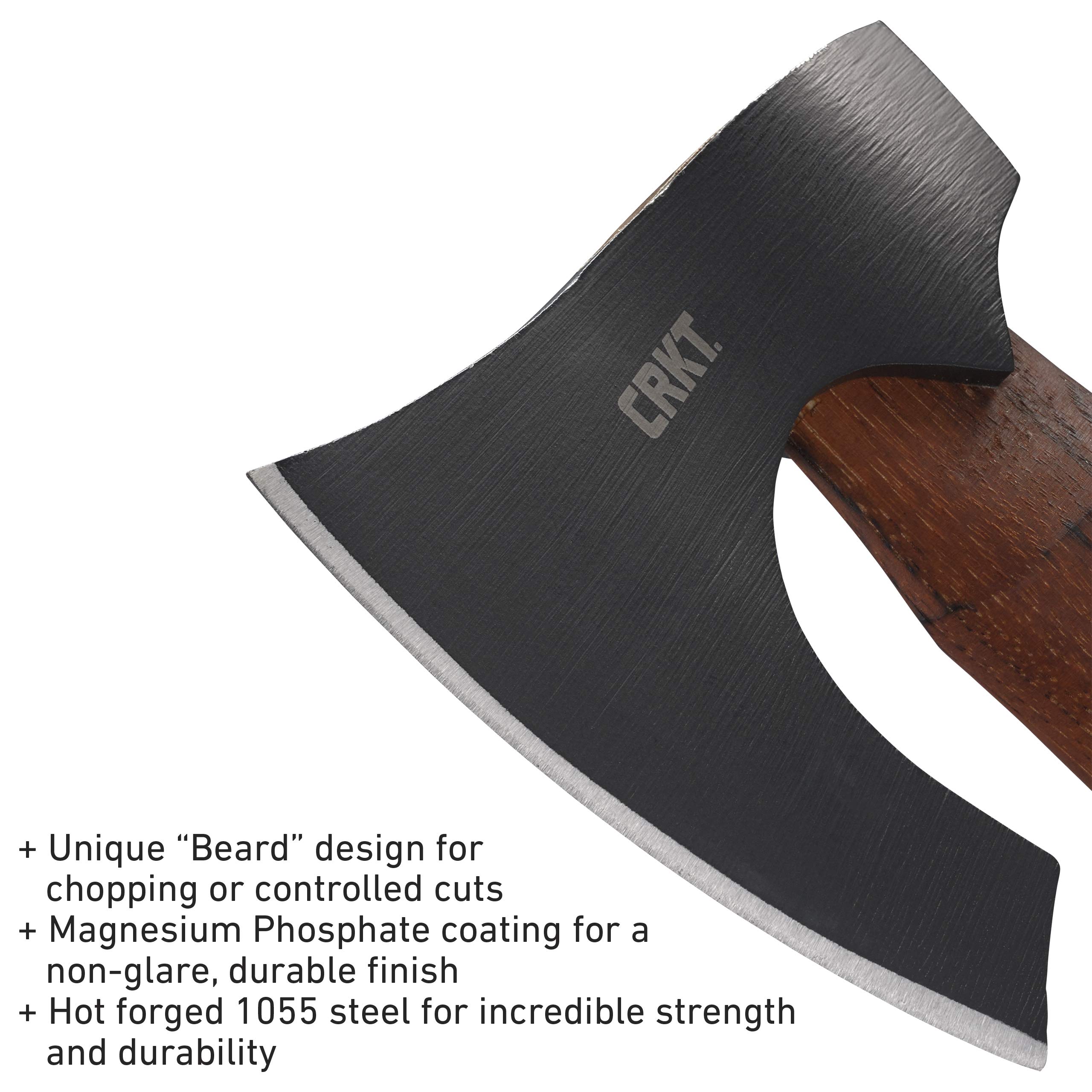 CRKT Freyr Axe: Outdoor Axe with Deep Beard