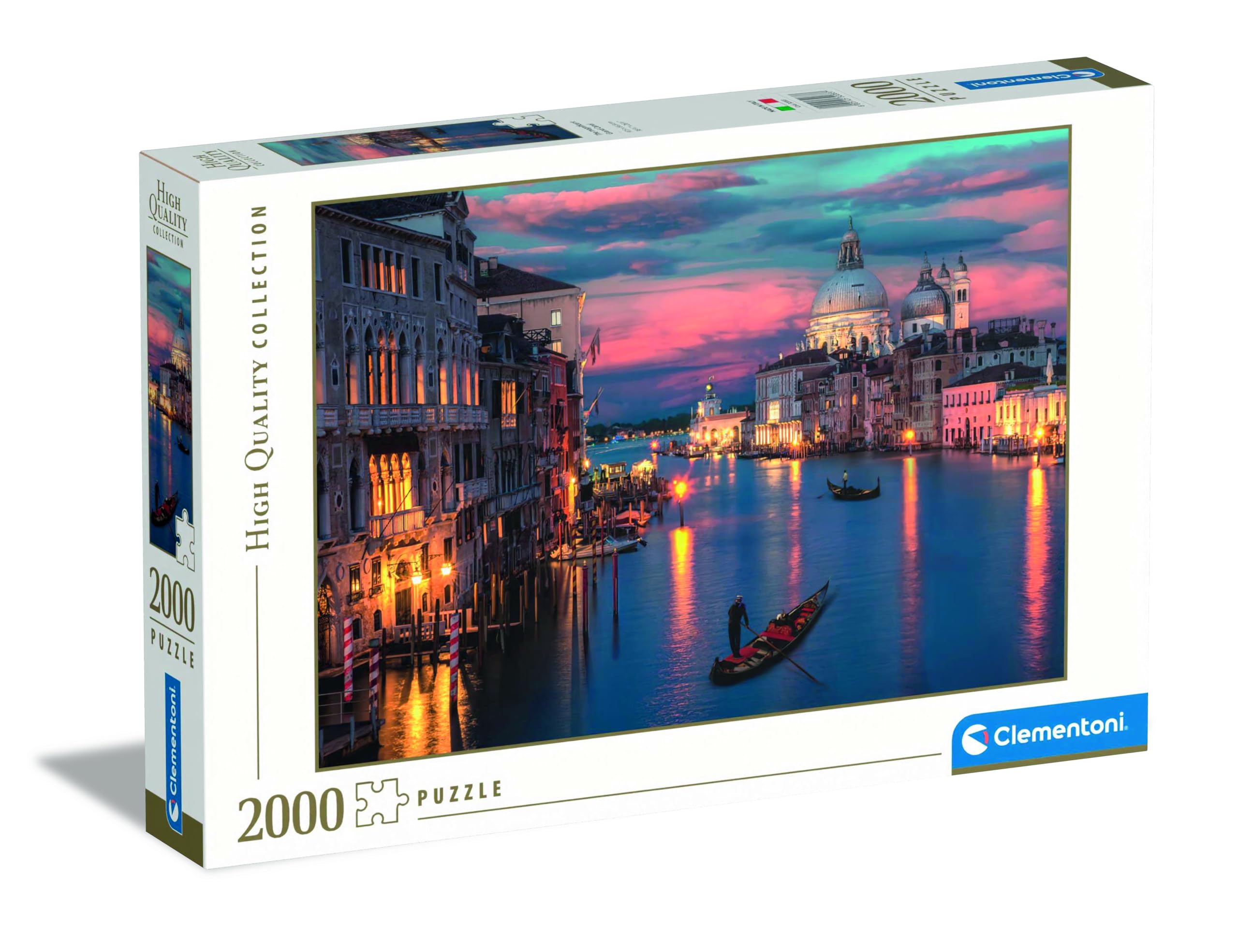 Clementoni Puzzle The Magnificent Grand Canal, 2000 Pièces, Collection De Haute Qualité, Puzzle Pour Adultes 14-99 Ans, Fabriqué En Italie, 32083